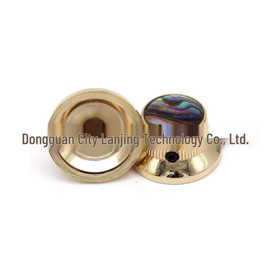 Metal Shell Bass & Electric Guitar Volume/Tone Control Knob Cap