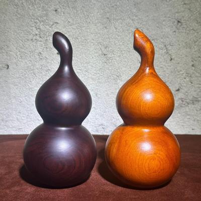 Karin Wood Carved Gourd Ornament for Home Decor - Ideal Housewarming Gift