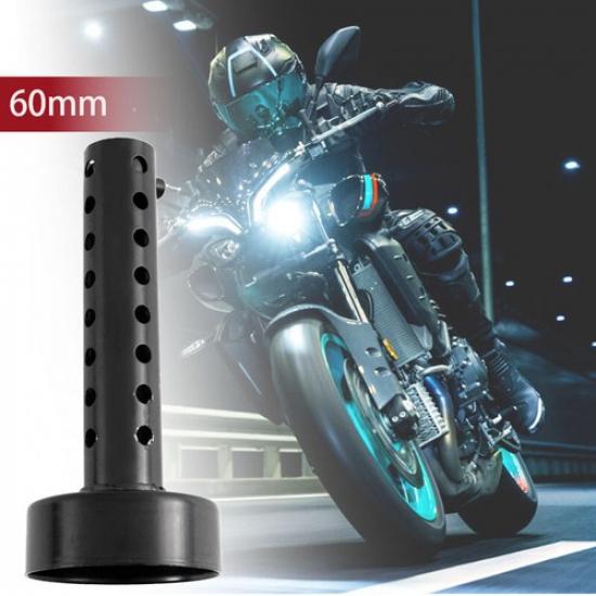 1* 60mm Black Universal Motorcycle Exhaust Can DB Killer Silencer Muffler Baffle