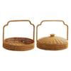 Fruit Bread Basket Tabletop Rustic Vegetables Food with Handle Serving Tray for Restaurant Baking Kitchen Counter Camping Picnic
