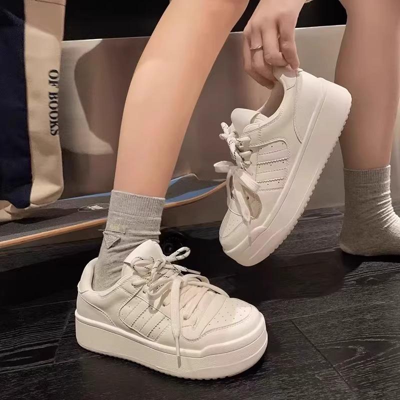 Sneakers Platform-soled German Training Shoes Women's Spring New Fashionable Versatile Soft-soled Lightweight Casual Board Shoes
