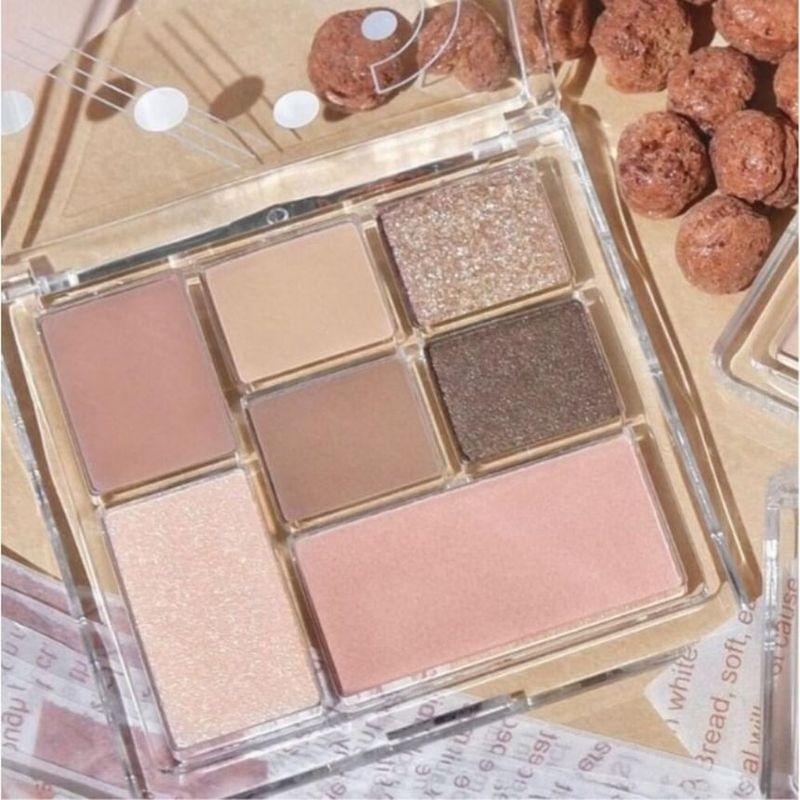 Judydoll - 7 Colors Palette - Pink Taro Grey Brown