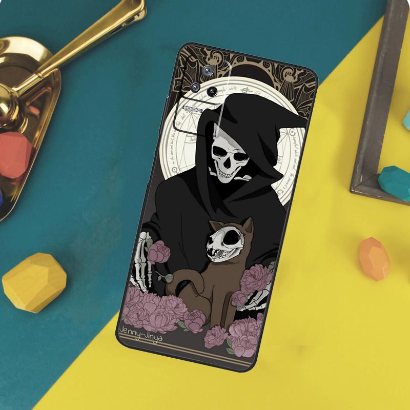Reaper Skull Skeleton Case For Xiaomi 13T 14T 15T 14 15 Ultra 17 Pro Max POCO F8 Ultra X7 X5 X6 F5 F6 F7 Pro Cover