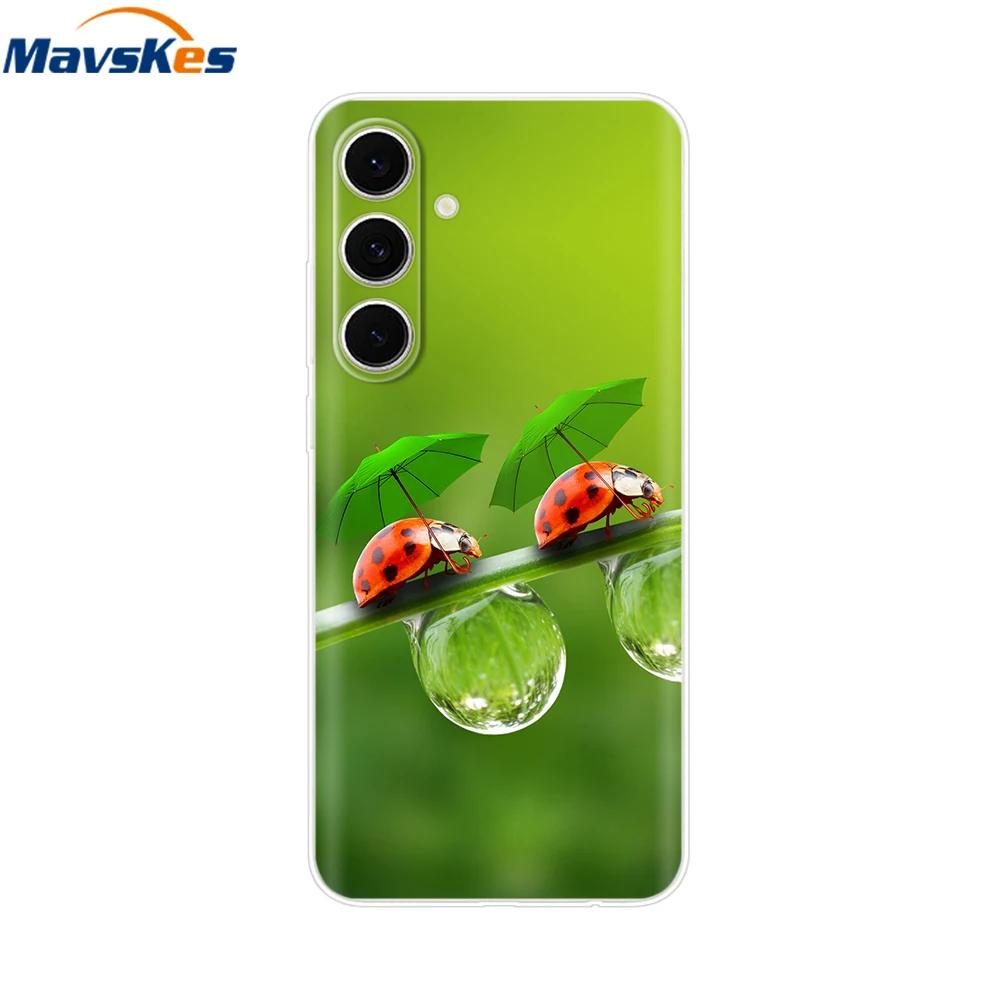 Soft Clear TPU Case For Samsung S24 FE Case Silicon Bumper Shockproof Back Cover For Samsung Galaxy S24 FE Ultra Plus S24FE S24+