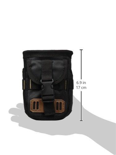 SK11 Tool Pouch, 120mm Wide X 170mm High X 100mm Deep, with Carabiner, Black, SWT020-2