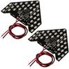 2PCS/Lot!! 33 SMD Sequential Led Lights Arrows Lamp Indicator Safe led Panels Car Side Mirror Turn Signal 33 LED (Blue)