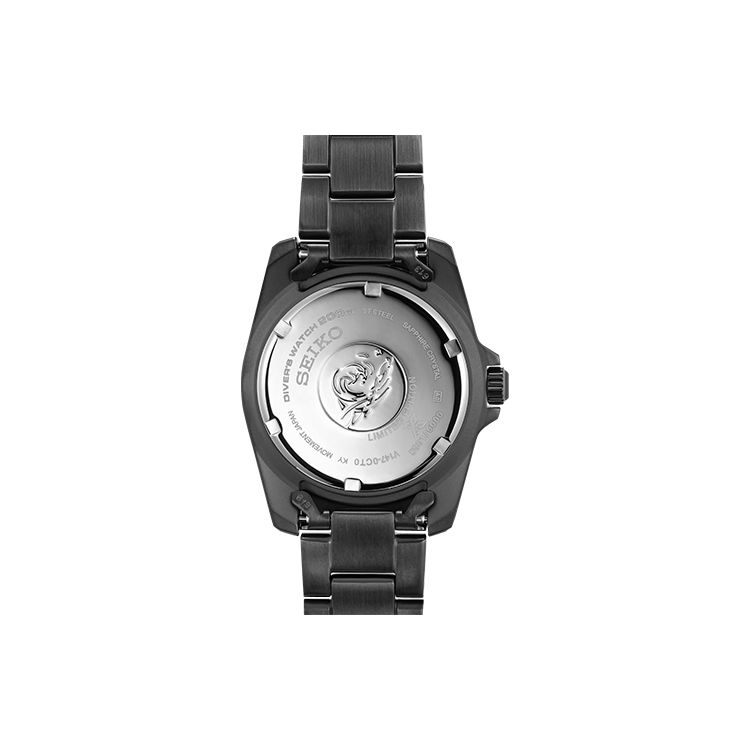 Seiko Serie Prospex Orologio Subacqueo Quadrante alla Moda Movimento Solare Bracciale in Acciaio Inossidabile Orologi da Uomo Nero SNE587P1