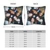 Kpop Katseye Federa per Cuscino Musicale Poliestere Copricuscino Regalo Federa per Cuscino Auto Cerniera 45*45cm