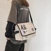 Trendige Nylon-Crossbody-Tasche für Herren, große Kapazität, japanischer Stil, Messenger Bag, lässige Schultertasche im Harajuku-Stil, Sac Bags