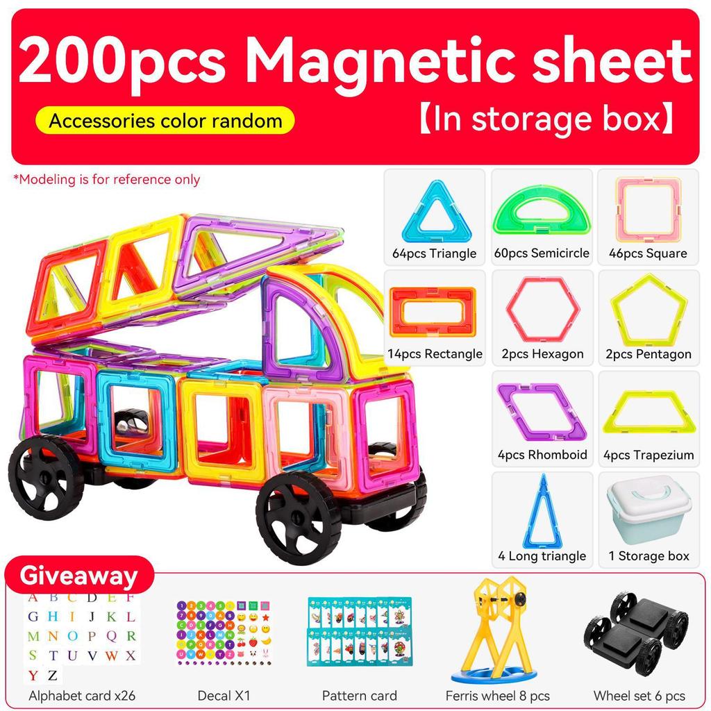 Magnetic Dinosaur Scene Building Blocks - Educational Toys for Boys Ages 3+