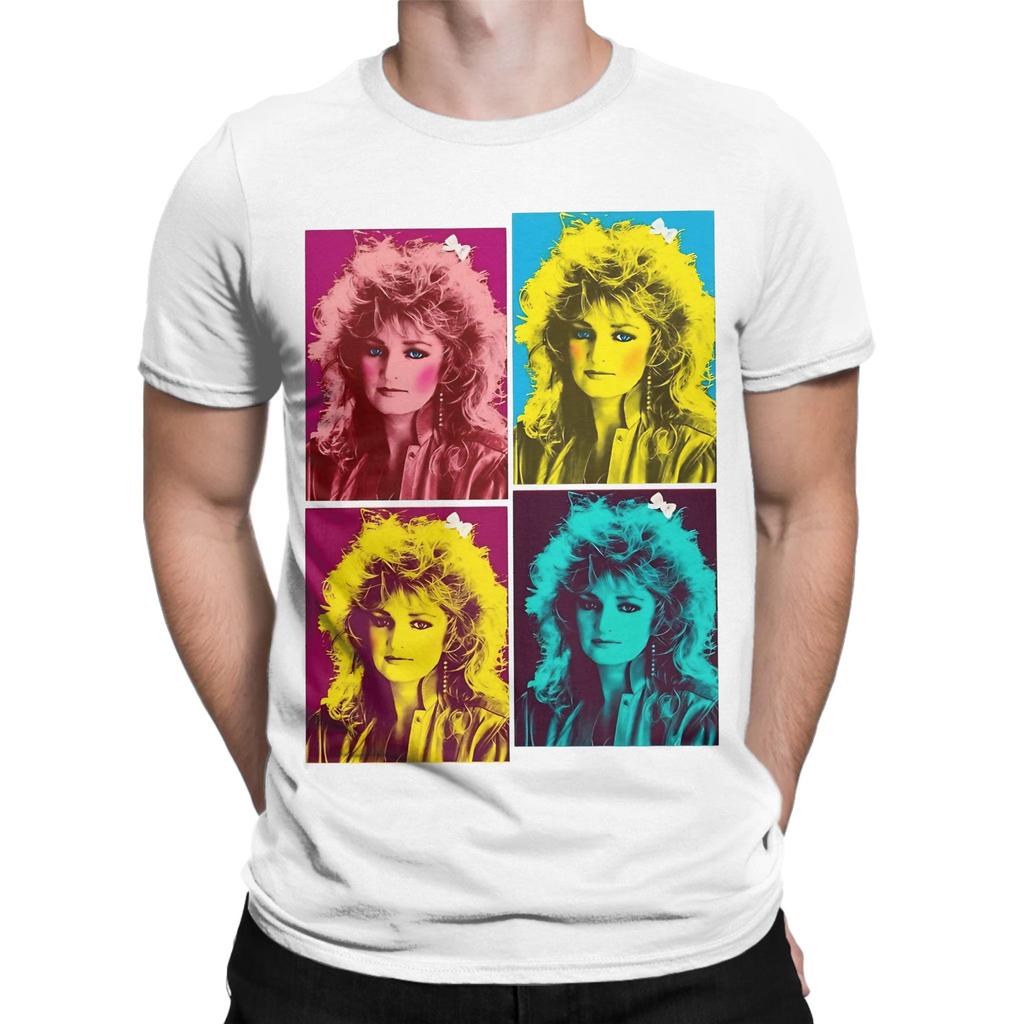 Music Bonnie Tyler TShirt Men Women Vintage Cotton Tees O Neck Short Sleeve T Shirt Plus Size Clothes