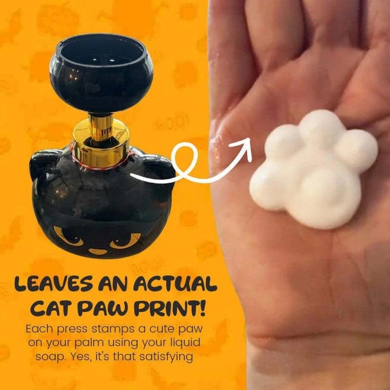 

Cat Paw Shape Foam Soap Dispenser Funny Baby Kids Cat Paw Flower Foaming Soap Pump Bottles Halloween Gift for Bathroom