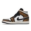 Air Jordan 1 Mid SE Wear-Away - Taxi Pánské tenisky Black White Sail DQ8417-071