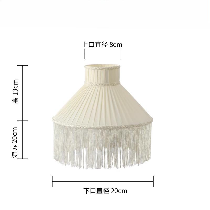 Lampshade E27 Minimalist Fabric Tassel Lamp Cover Dining Living Room Bedroom Table Lamp Shade Chandelier Floor Lamp Wall