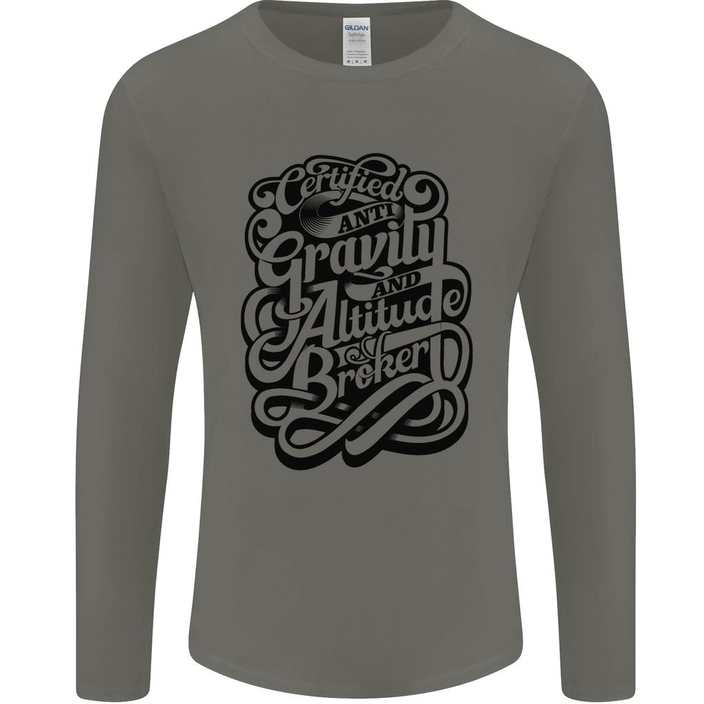 Anti-Gravity Pilot Hang Gliding Paragliding Unisex Long Sleeve Pullovers T-Shirt