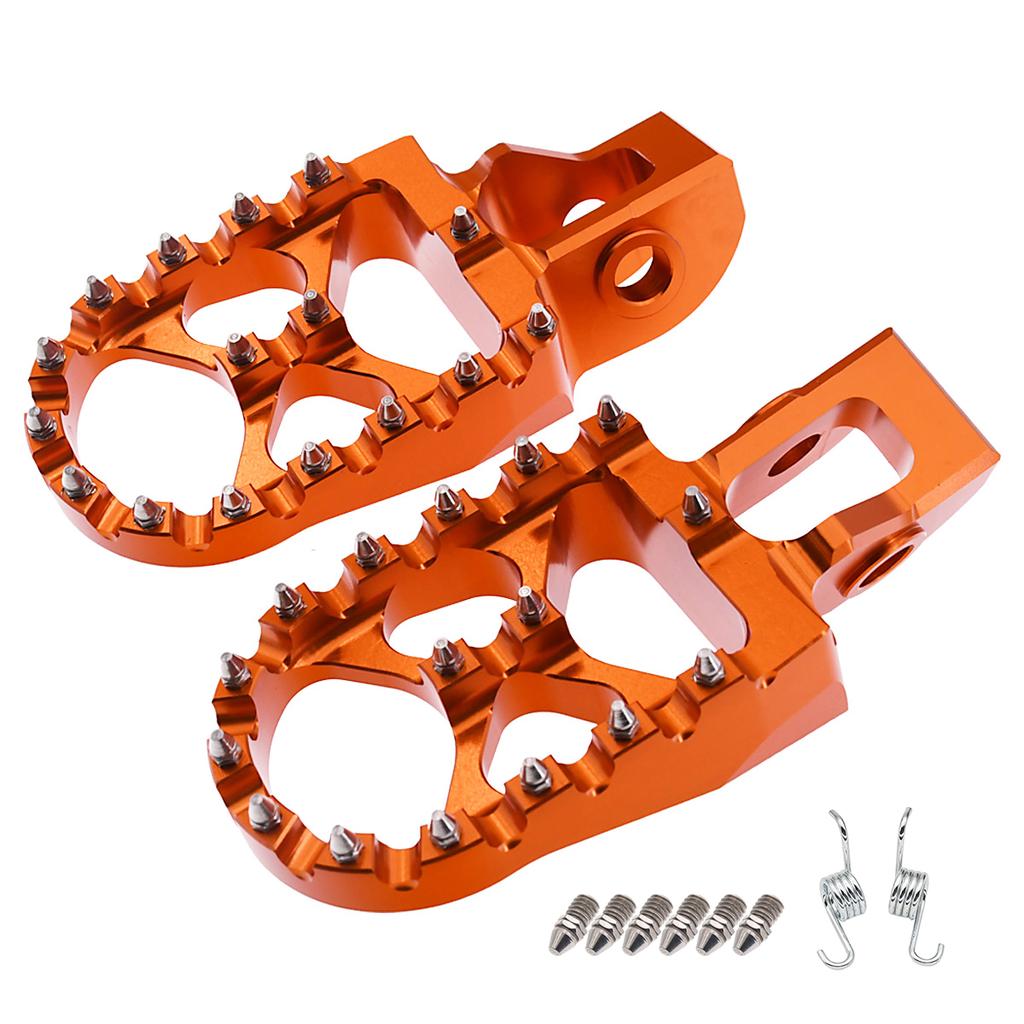 Motorcycle Foot Pegs FootRest Footpegs Rests Pedals For KTM EXC EXCF XC XCF SX SXF 85 125 150 200 250 300 350 450 530 2017-2023