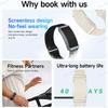 Smartwatch Multifunctional Screenless Wristband with Body Temperature Health Monitoring Call Alerts Waterproof Sports Bracelet