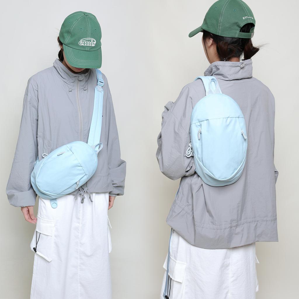 A Water-resistant Cycling Backpack with A Single-shoulder Chest Bag for Mountain Climbing, Travel and Commuting