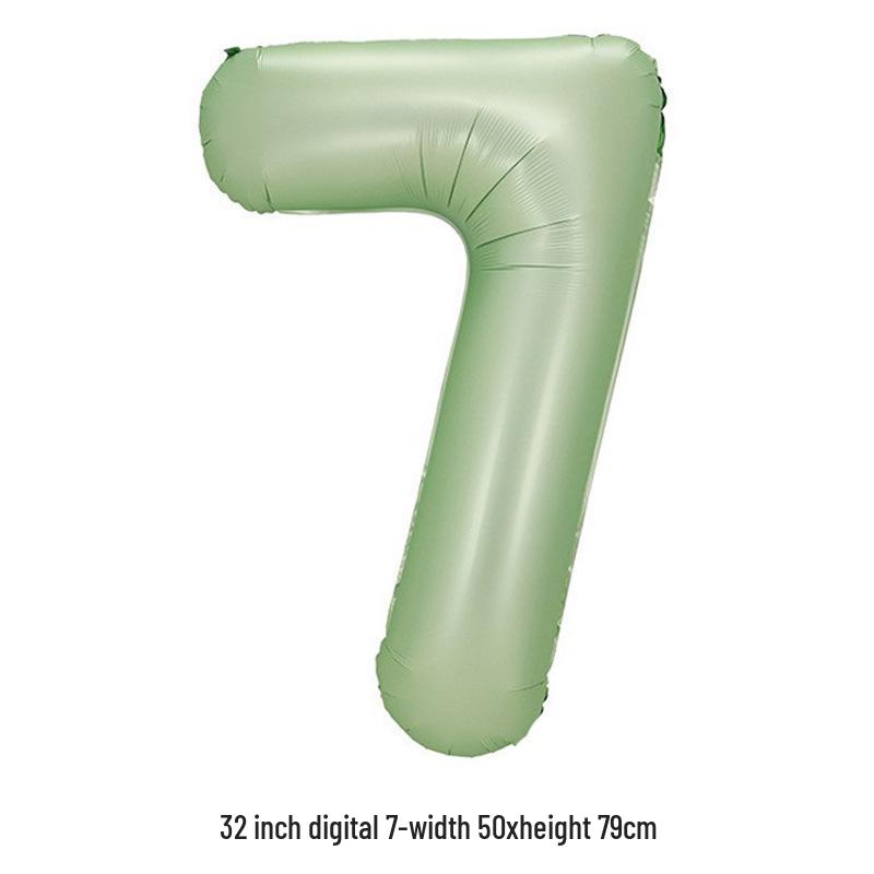 32-Inch White Number '40' Birthday Balloon, Aluminum Foil Party Decoration Prop