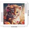 EverShine 5D DIY Diamond Painting Tiger Cat Rhinestone Pictures Mosaic Animal Cross Stitch Kit Embroidery Cartoon Wall Stickers