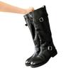 New Autumn and Winter Shoes: Fashionable Round-toed, Thick-heeled Long Boots and Women's High Boots