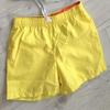 Men Shorts Quick-drying Beach Sports Casual Short Pants Solid Color Loose Swimming Fitness Cropped
