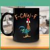 15oz Mug Chicken Fcawf Personalized Ceramic Coffee Cup Funny Rooster Farm Animal Humor Mug Reusable Dishwasher Microwave Safe Drinkware