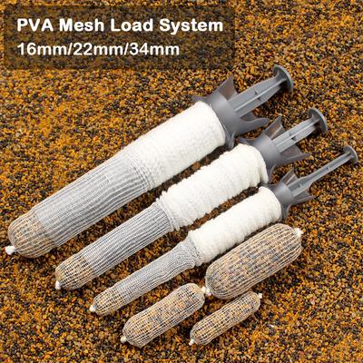 1piece 5M Carp Fishing PVA Mesh Load System In Tube Diameter 16mm/22mm/34mm For Fishing Bait Quick Dissolving  Carp Fishing Feeder Pop Up Boilies