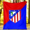 1pc Atletico Madrid Theme Blanket - Digital Print, Polyester, Cozy for All Seasons, Perfect for Outdoor, and Travel