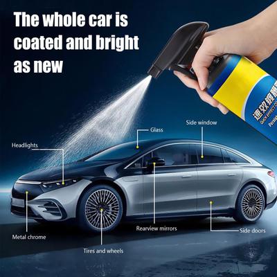 Car Coating Agent Car Paint Polish Restorer 500ml Glaze Liquid Wax Cleaning For Aircraft Exterior Interior Trim Glass Water