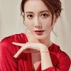 Double Side Enamel Heart Chain Chic Bracelet Bangle Gift Stainless Steel Fashion Charm Korean Golden Jewelry Women