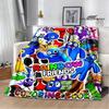 Game Rainbow Friends Cartoon Printed Blankets Warm Flange Blanket Picnic Blanket Blankets for Beds Bed Linings Birthday Gift