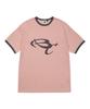 BORN CHAMPS [5 Colors] Bc_Star Women'S Fleece Ringer Short Sleeve T-Shirt B25St50