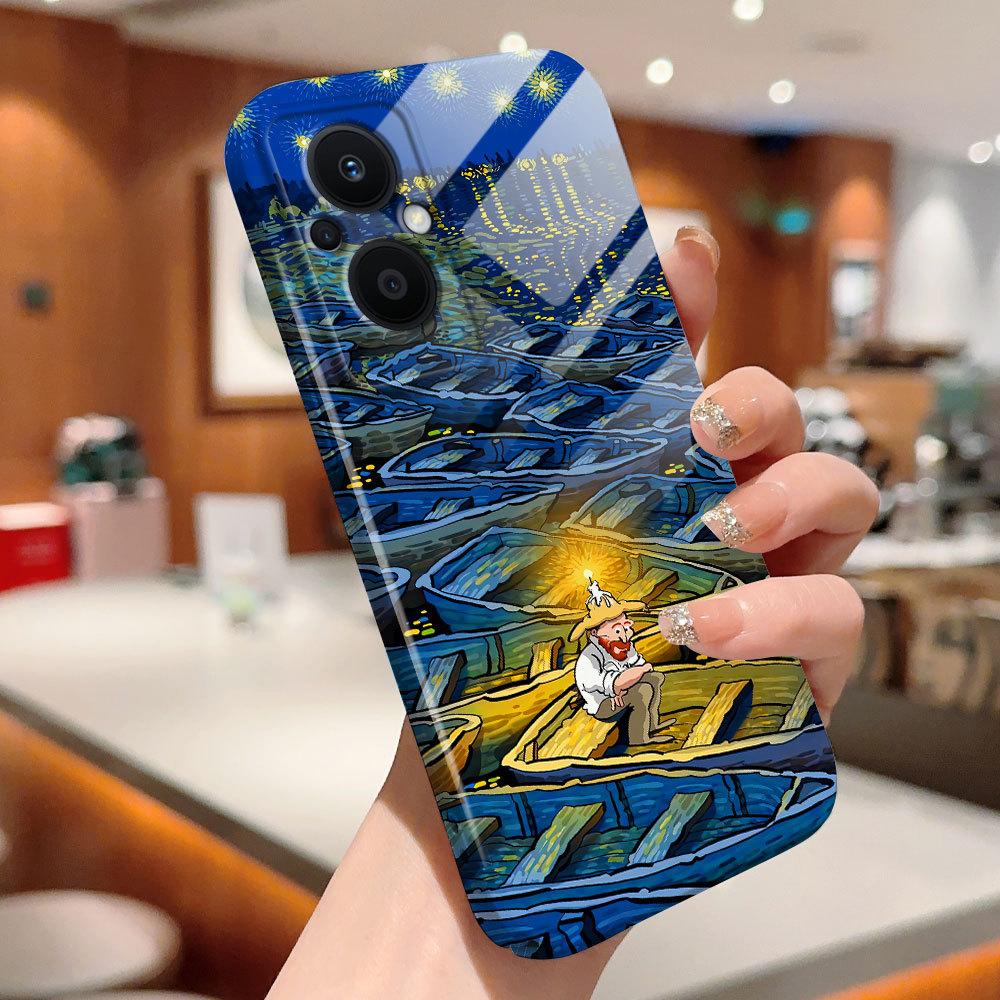 All-inclusive Film Phone Case Cartoon Fashion Design Hard Shell Full Cover Camera Protection Case for OPPO A60 A96 Reno12 Realme C53 C75