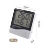 LCD Display Digital Temperature Humidity Meter 3 Button Control Home Weather Station  Home Use