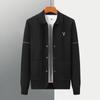 Men's Clothing Men's Jacket Fashion Long Sleeve Versatile Thin Sweater Jacket