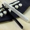 2 Set Ivory Buffalo Bone Bridge Saddle&Slotted Nut For 6 String Acoustic Guitar