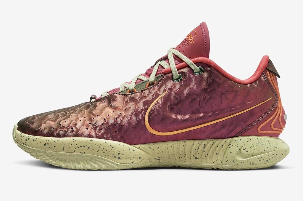 FN0709-800 Nike LeBron 21 EP Queen Conch Ember Glow Elemental Gold (Men's)