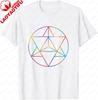 Sacred Geometry Merkaba Geometric Pattern Chakra Tshirt Breathable And Comfortable Personalized Tshirt Cotton Tee