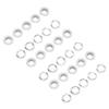 500 Sets 8mm Grommet Eyelet Kit Rust Prevention Metal Leather Grommets Kit Eyelets Tool Kit for Repairing Decorating