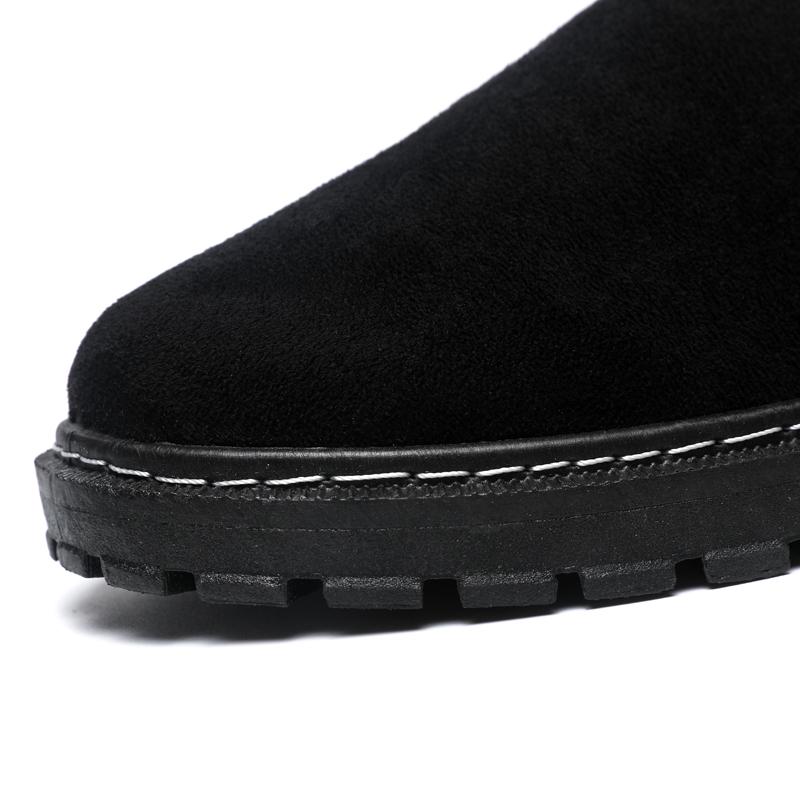Platform Open Back Casual Shoes Half Shoes for Men Mules Black Loafers Slippers Closed-toe Backless Slides Sandal Slip On Flats