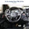 Under Steering Wheel Cover Trim Panel For Dodge Ram 1500 TRX + Carbon Fiber
