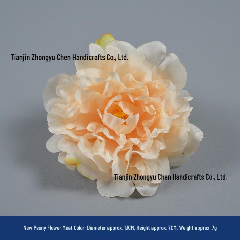 Champagne Silk Imitation Flowers for Hairpins, Hanfu Headdresses, Souvenirs, and Performance Accessories.