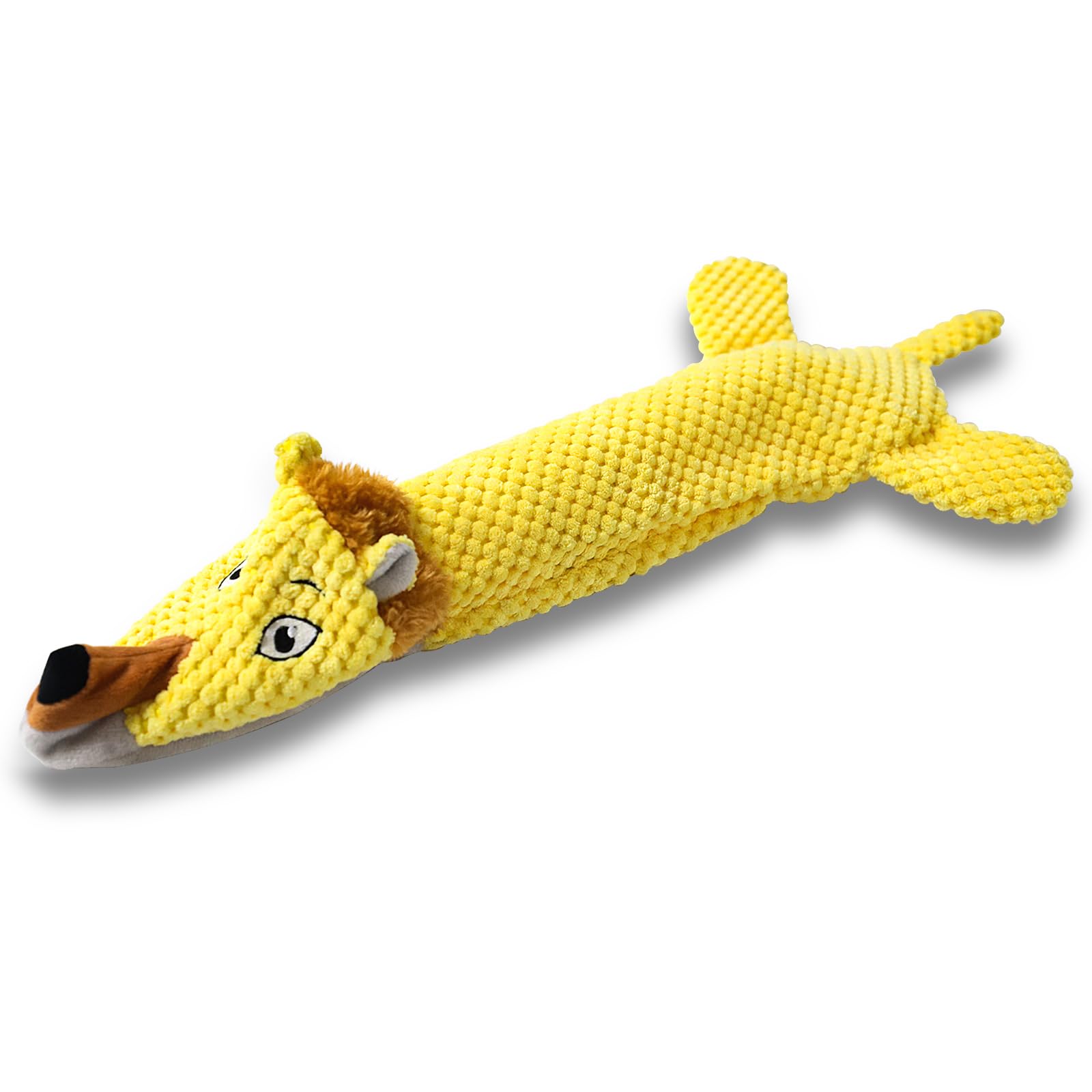 

KrauzPet Игрушка для собаки Жевательная Плюшевая игрушка Пластиковая бутылка Переработанная Бросание Упражнения Стресс Прочная Плюшевая игрушка для собаки Речь [Дизайн животного, Игрушка, Гачапон, Эко] Игрушка,