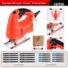 Compact Electric Reciprocating Saw with Jigsaw Conversion Head for Woodworking