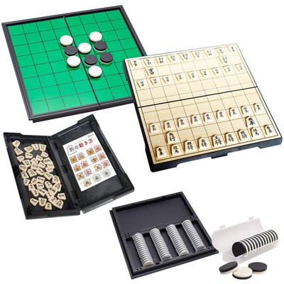 Japanese TERESA Reversi Shogi Set for Magnetic [Includes Instructions, Beginner-Friendly] & Kids, Foldable,