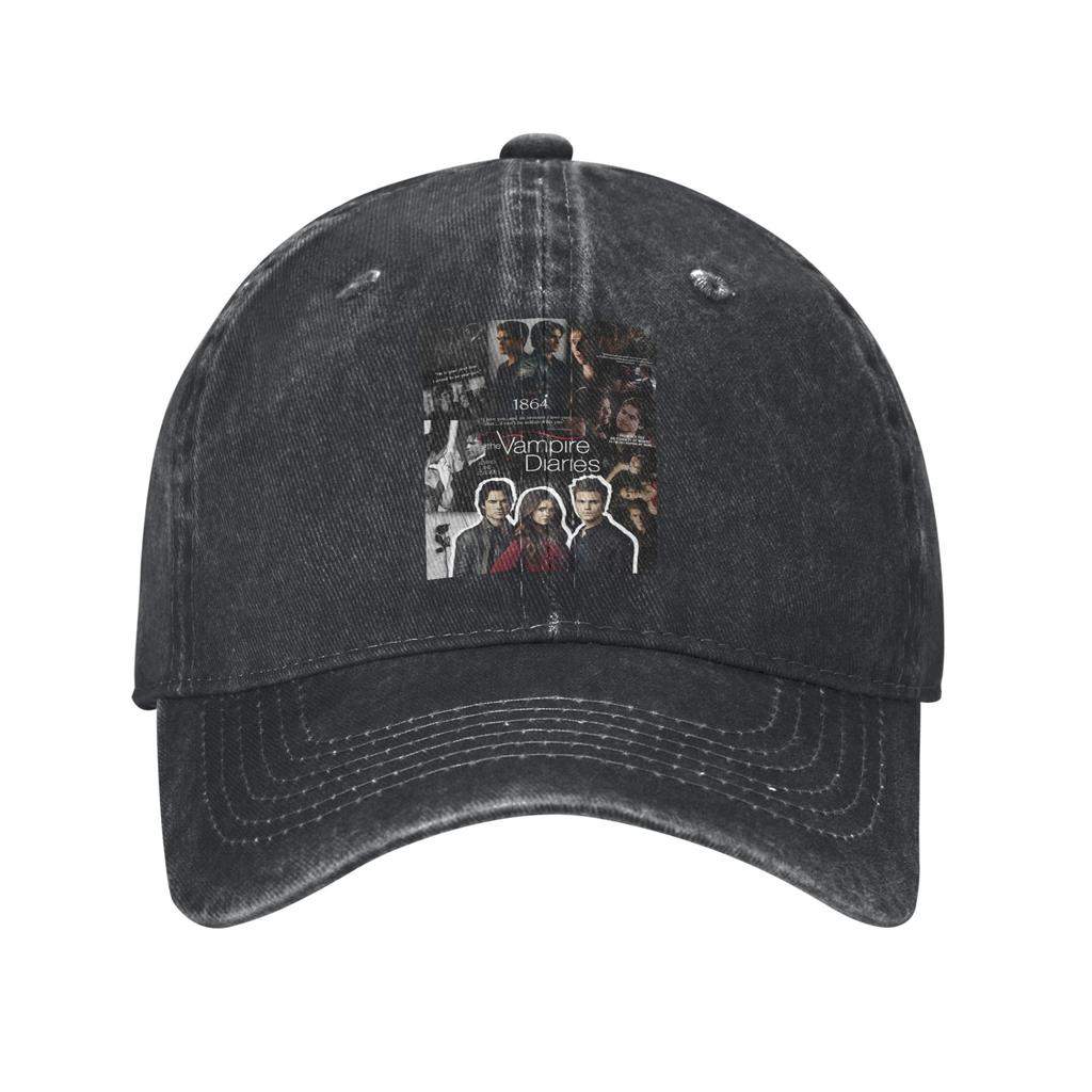 The Vampire Diaries Denim Fabric Cap Casual Baseball Caps Adjustable Hat Summer Unisex Baseball Hats