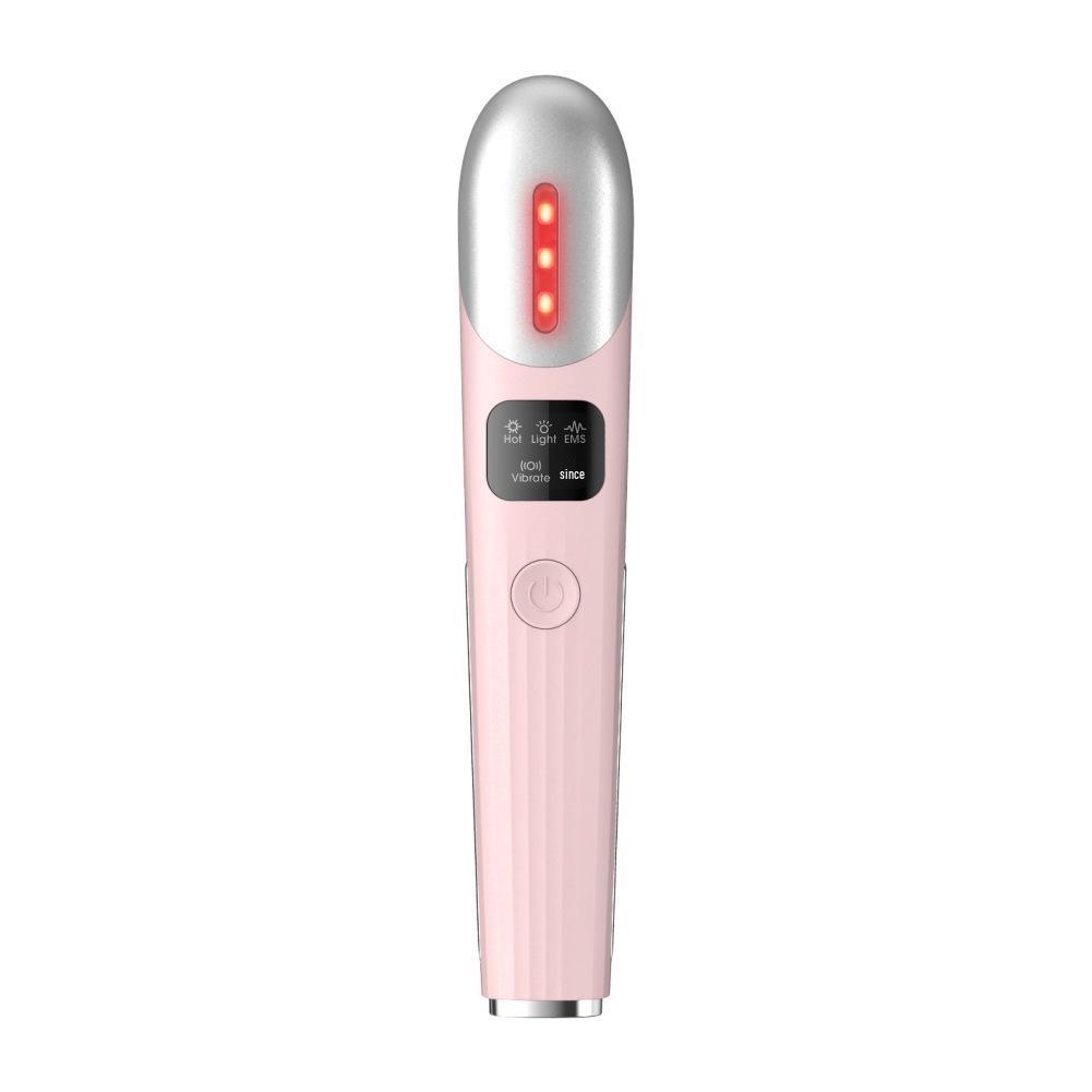 

Cross-Border EMS Eye Beauty Massager with Hot Compress & Vibration Neutral Packaging (Foreign Trade) рожевий