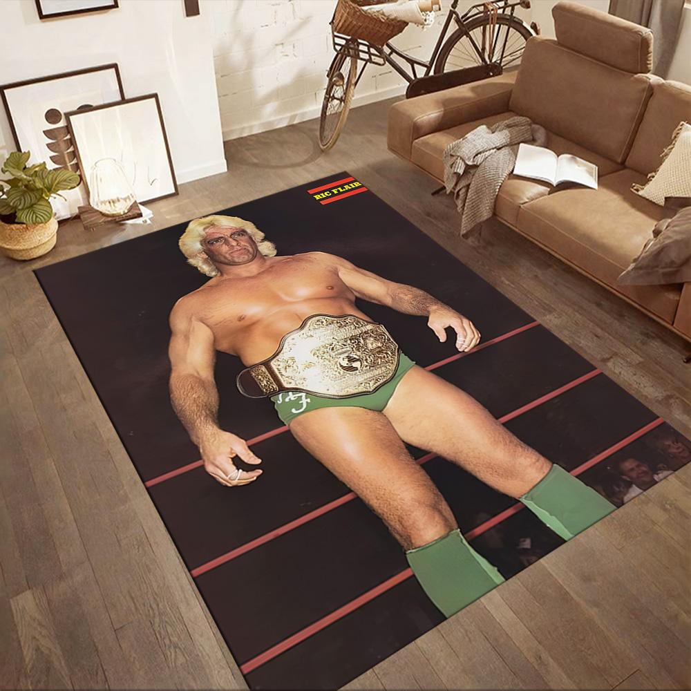 Ric Flair2 Square Rugs Are a Great Choice for Living Rooms, Bedrooms, Home Décor, and As Gifts.