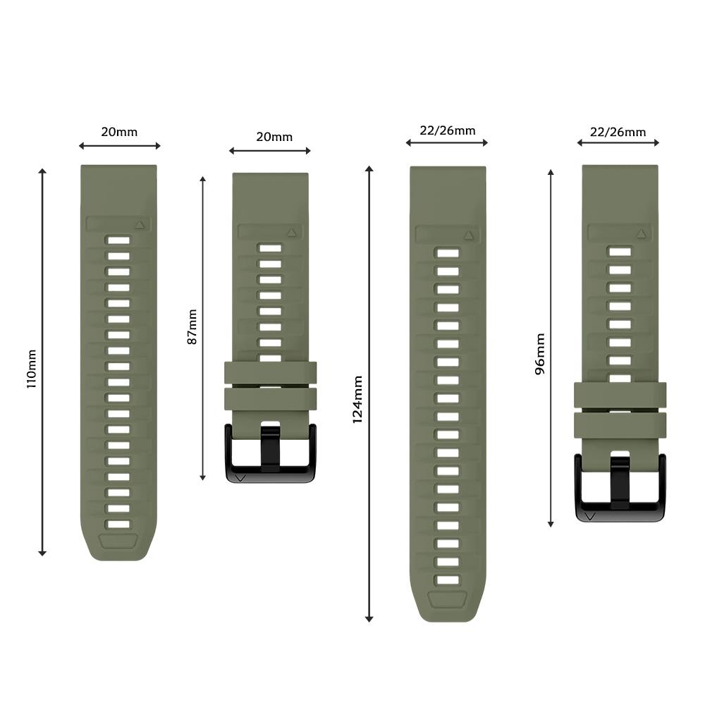 20/22/26mm Quick Fit Watch Strap for Garmin Fenix 8 47MM/8Pro 47/51MM Water Proof Outdoor Watch Strap for 20/22/26mm Quick Fit